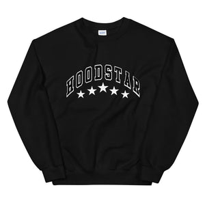 HOODSTAR 5tar Sweatshirt - Black-HOODSTAR
