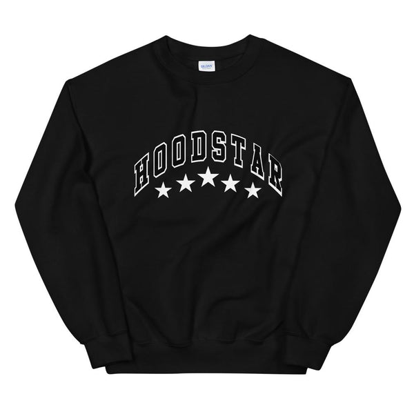 HOODSTAR 5tar Sweatshirt - Black-HOODSTAR