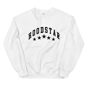 HOODSTAR 5tar Sweatshirt - White-HOODSTAR